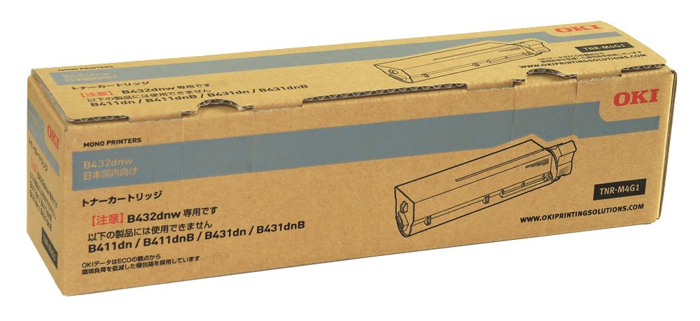 Amazon.co.jp: OKI 国内純正トナーカートリッジ TNR-M4G1 ブラック (T