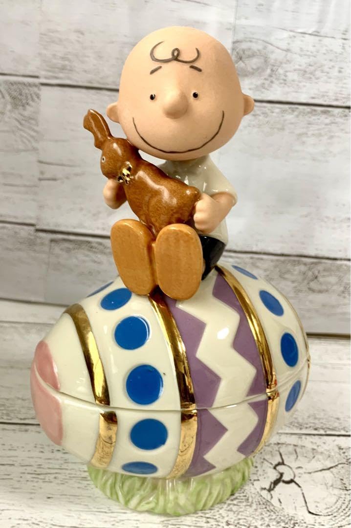 Amazon.co.jp: レア レノックス チャーリーブラウン 陶器 置物