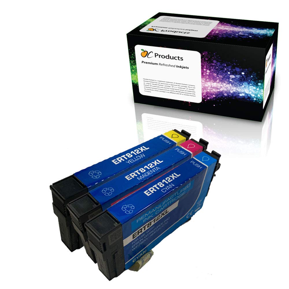Amazon.co.jp: OCProducts 再生インクカートリッジ Epson 812 812XL WF