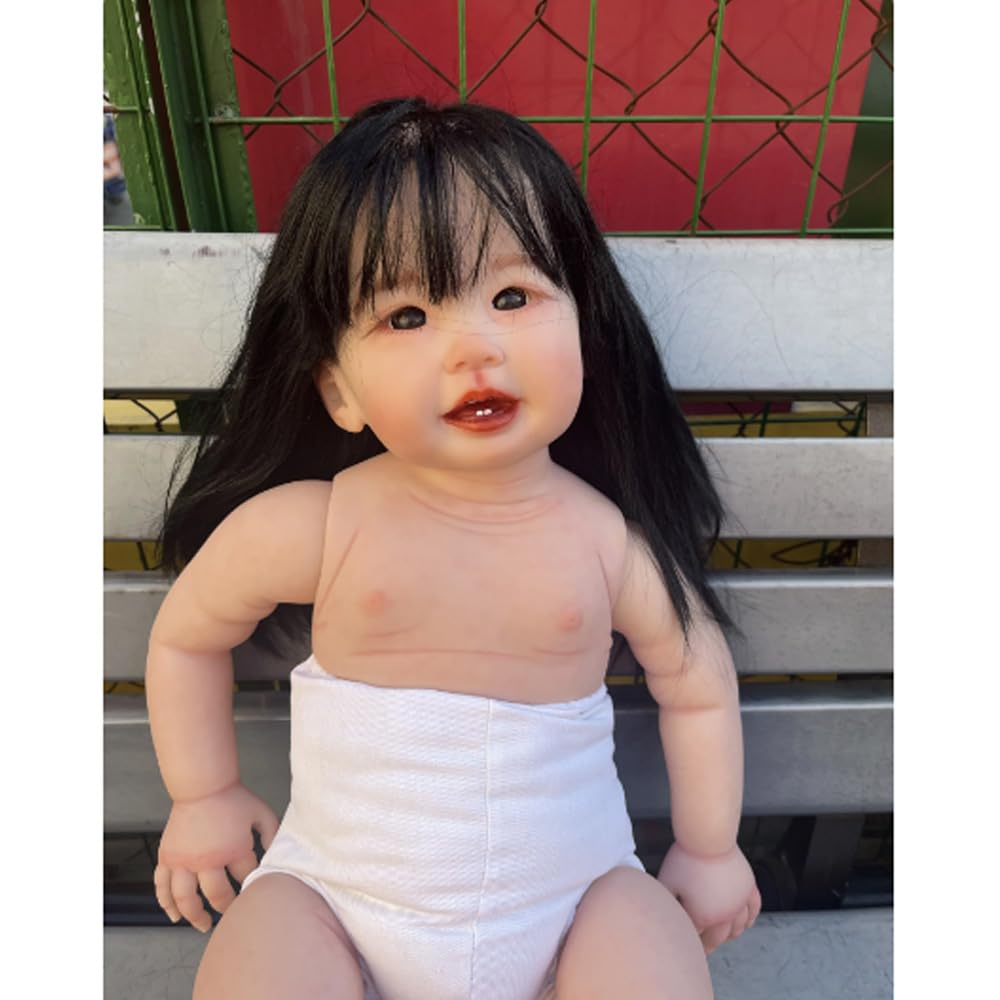 Amazon | Meeler リボーンドール 70cmリアルなストレートヘアの女の子