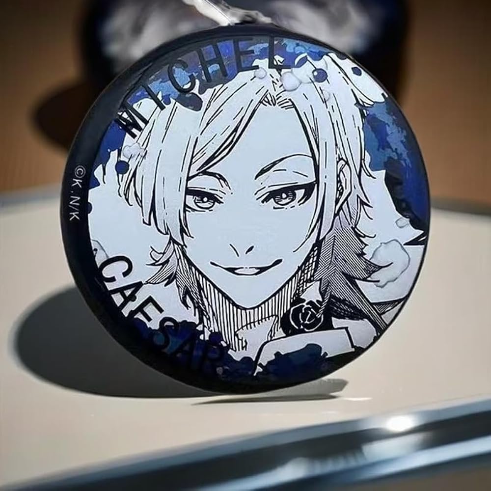 ブルーロック ミヒャエル・カイザー 原画展 缶バッジB ブルーロック展