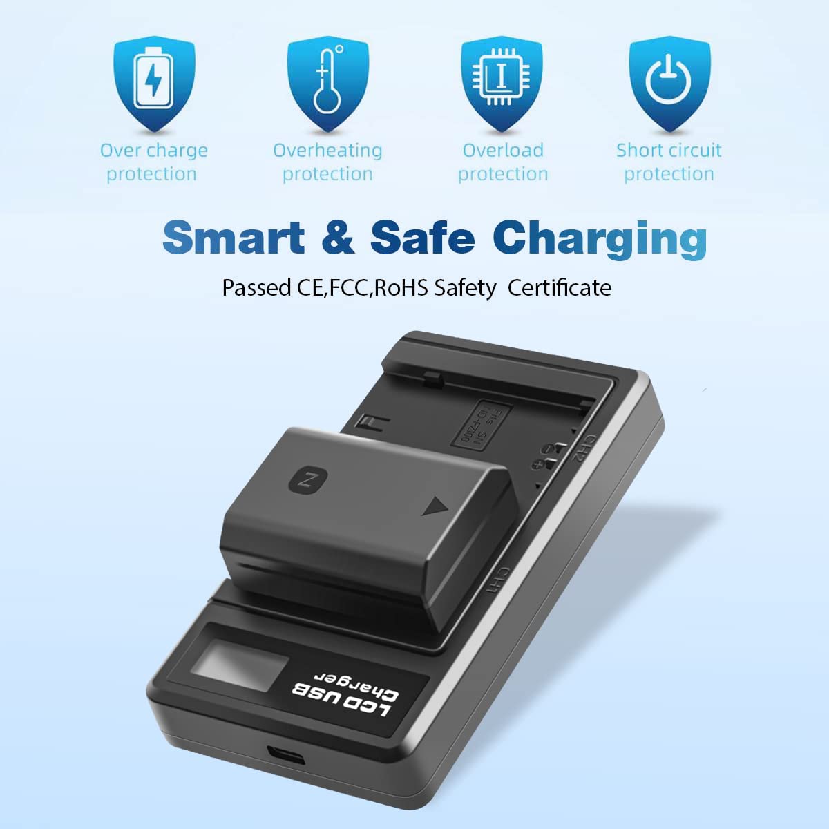 Amazon.com : 2 Pack NP-FZ100 Battery & Battery Charger Replacement