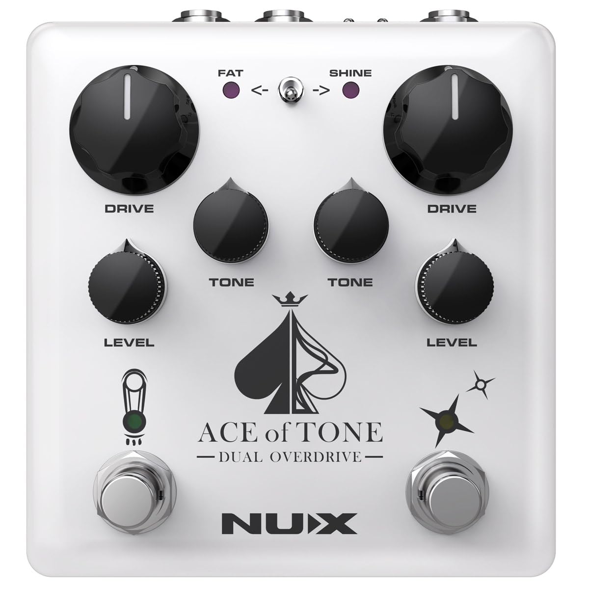Amazon.com: NUX ACE of Tone Dual Overdrive Effect Pedal stacked