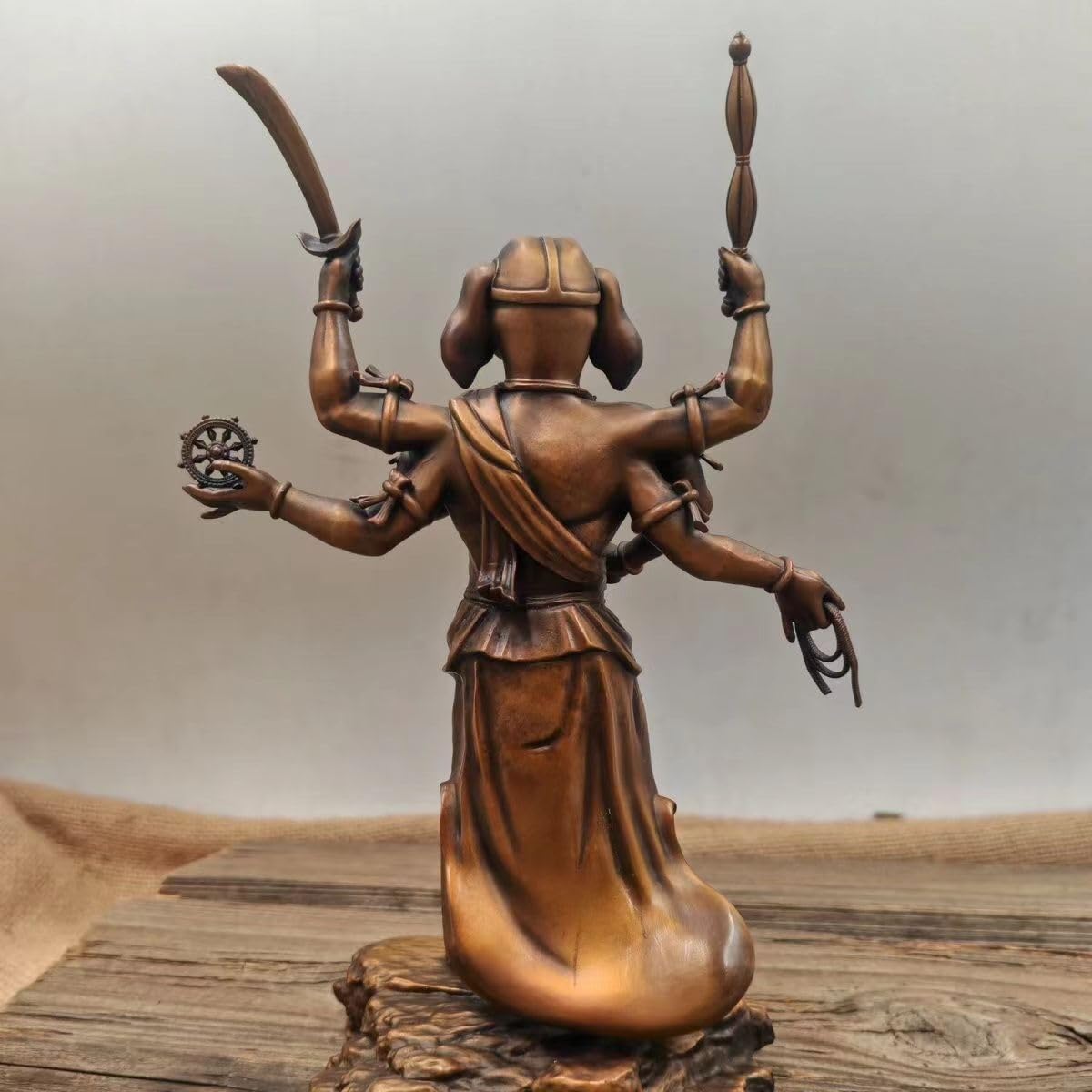 Amazon｜仏像【六臂聖天像】18cm 歓喜天（聖天）ガネーシャ 仏像