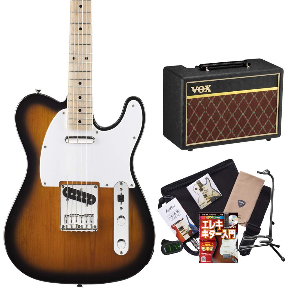 Amazon | Squier by Fender Affinity Telecaster 2CS(2カラーサン