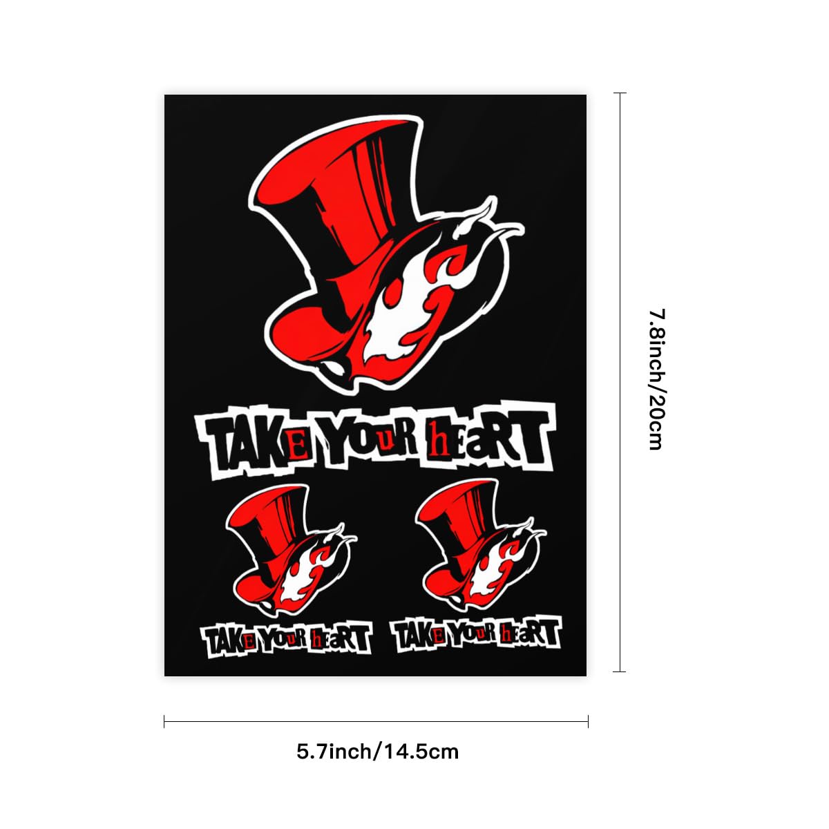 Amazon.co.jp: ペルソナ5 ステッカーセット クリスタルステッカー