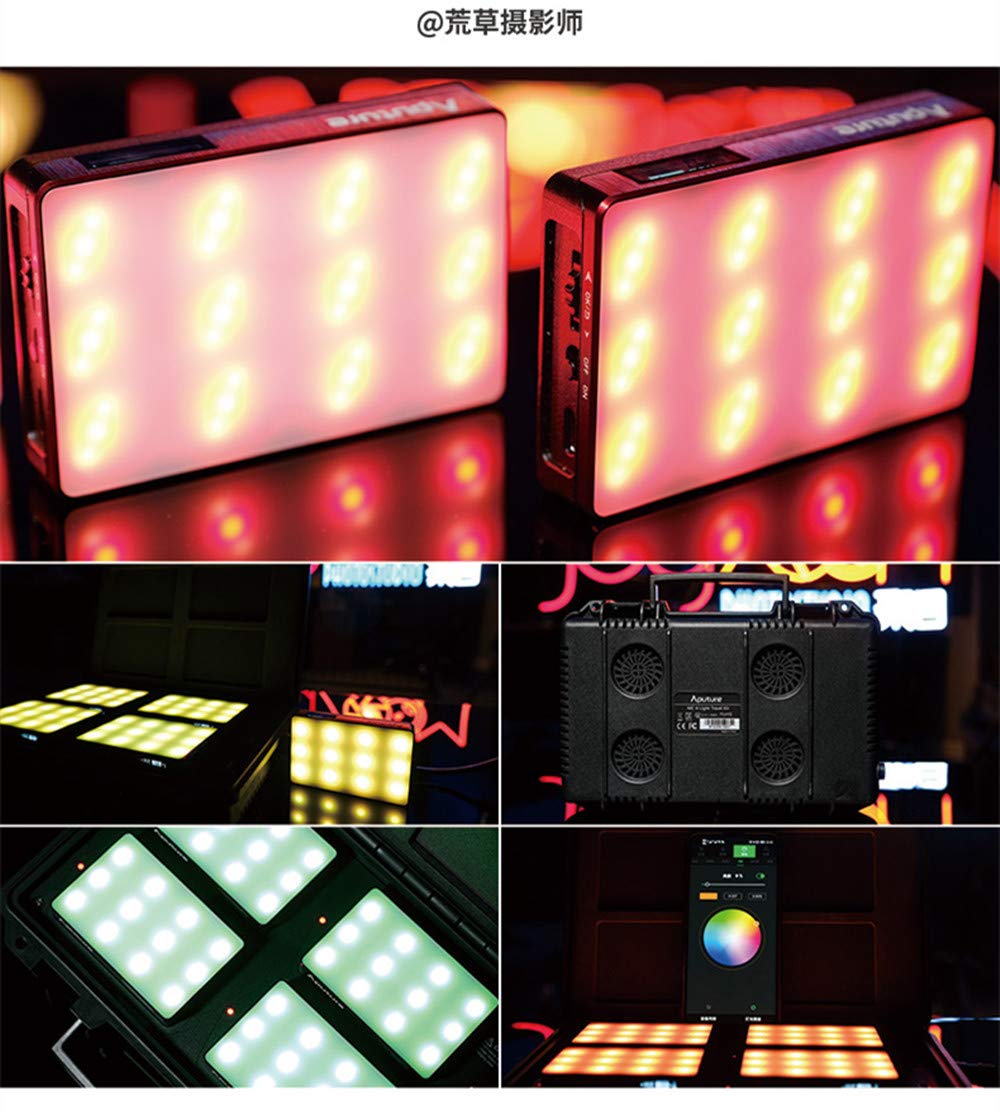 Amazon | Aputure AL-MC 4-Light Travel Kit 撮影照明ライト RGBWW