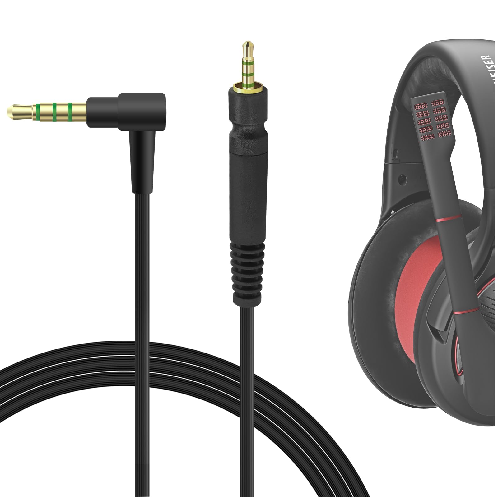 Amazon.com: GEEKRIA Audio Cable Compatible with Sennheiser Game