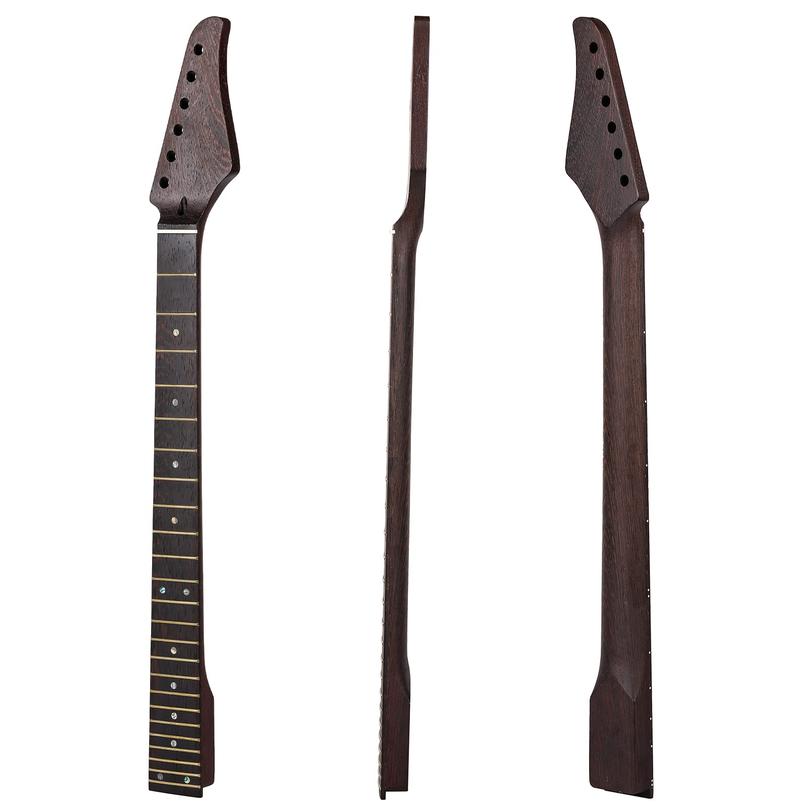 Amazon | 24フレット ギターネック ウェンジネック ウェンジフレット