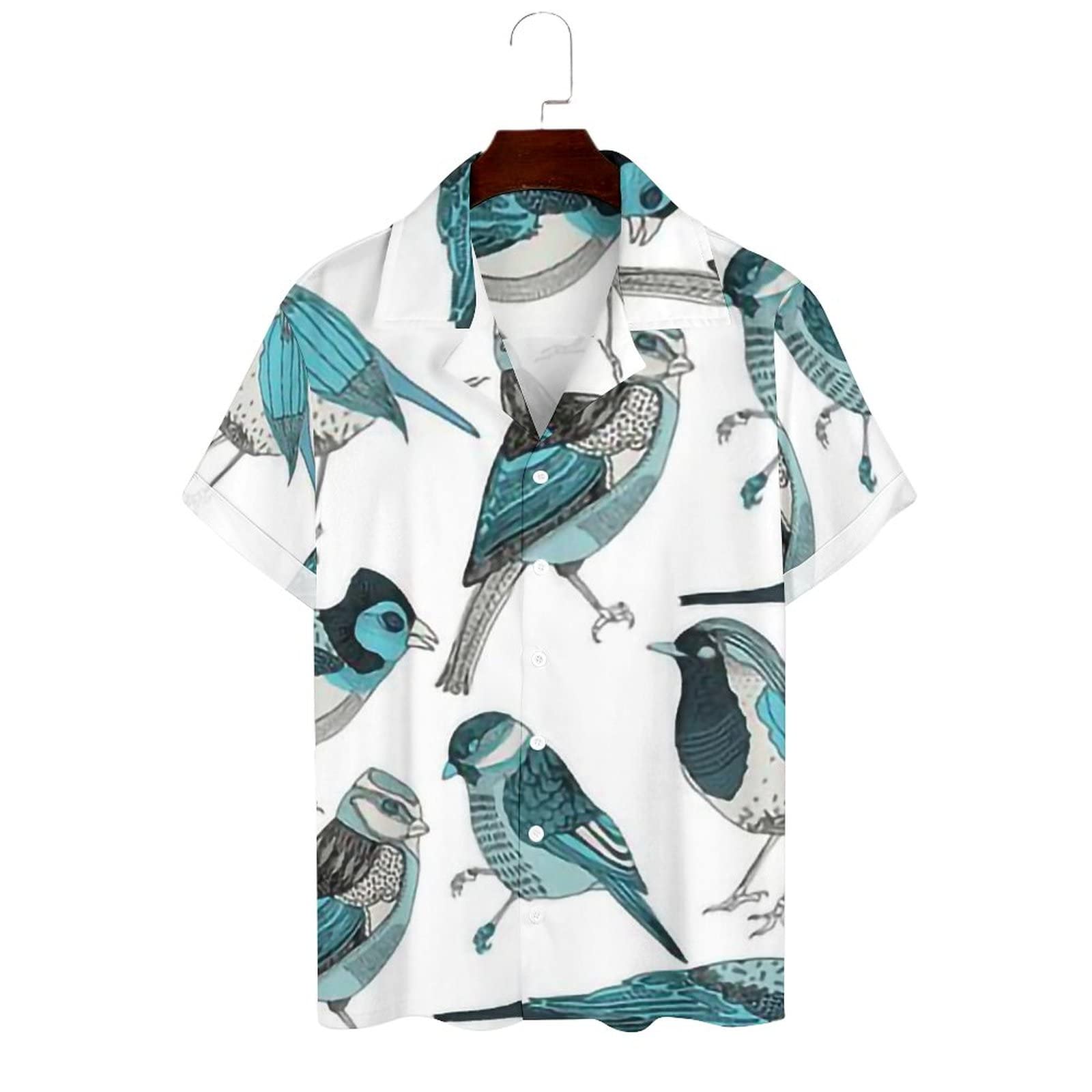 HUMAN MADE アロハシャツ 鳥と植物のプリント 半袖