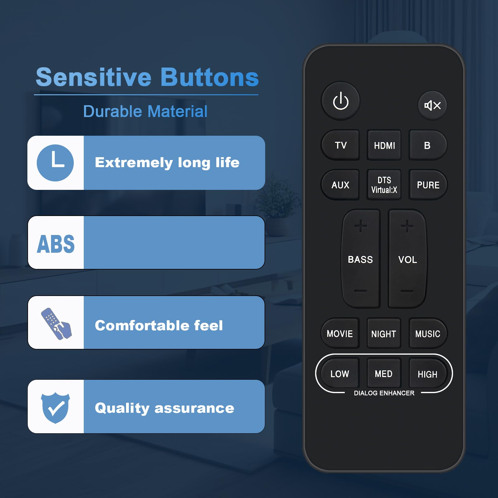 Amazon | RC-1251 交換用リモコン DENON DHT-S217 DHT-S218 DHTS217