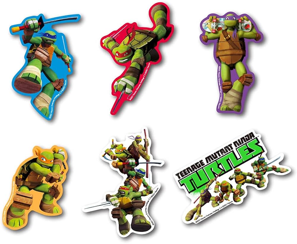 Amazon | 【全6種セット】 ミュータント・タートルズ キャラクター