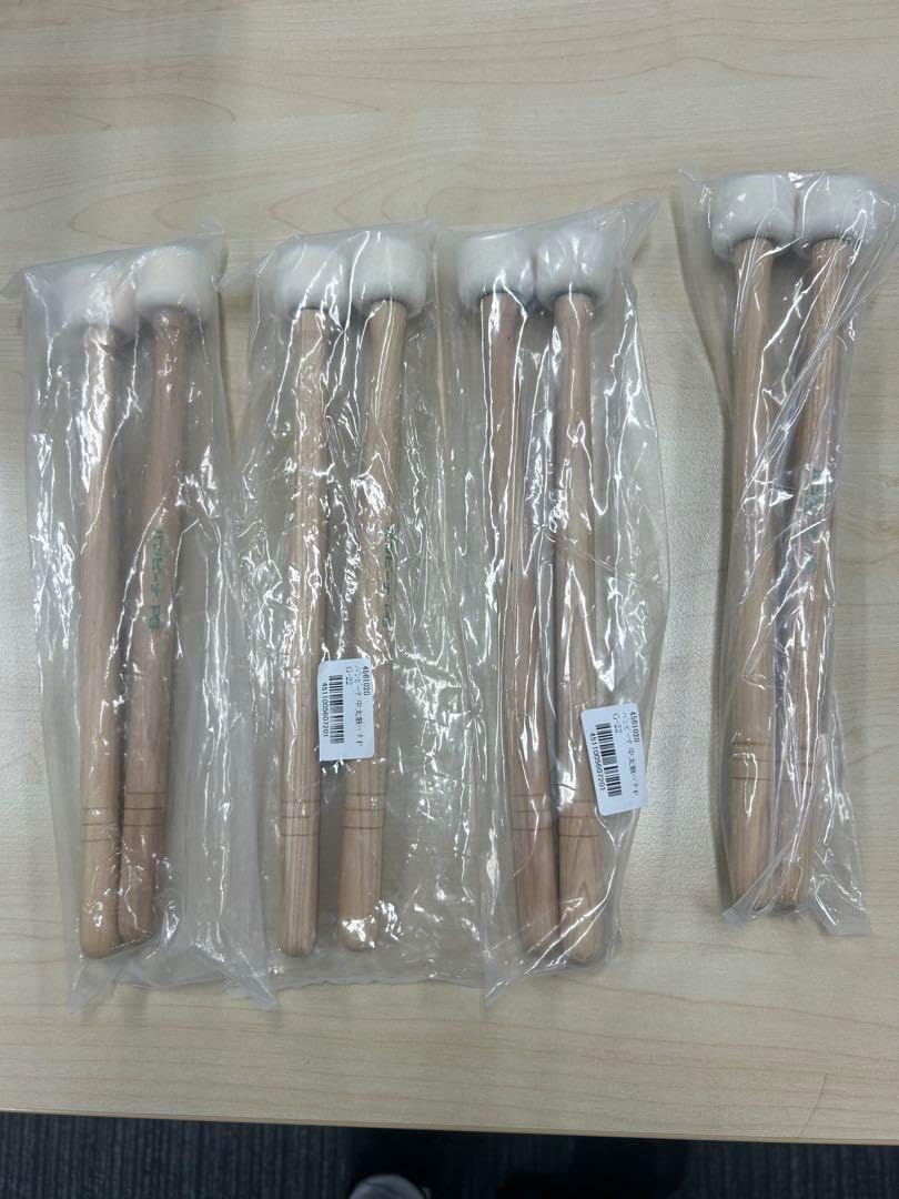 全音 バンビーナ 中太鼓マレット PG-22 4セット 全音 バンビーナ 中