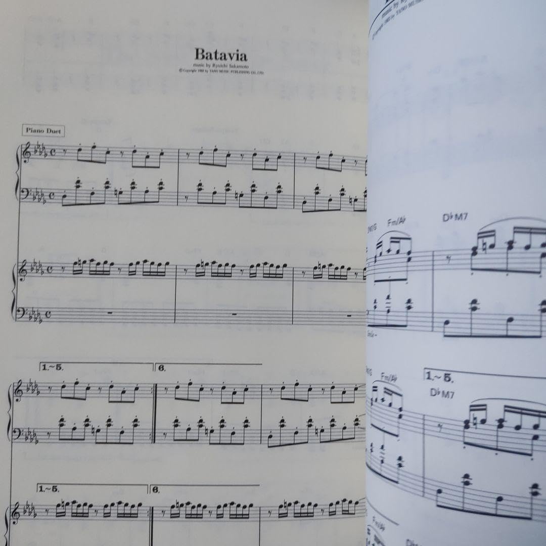 Amazon.co.jp: 坂本龍一 1900 ピアノ 楽譜 : おもちゃ