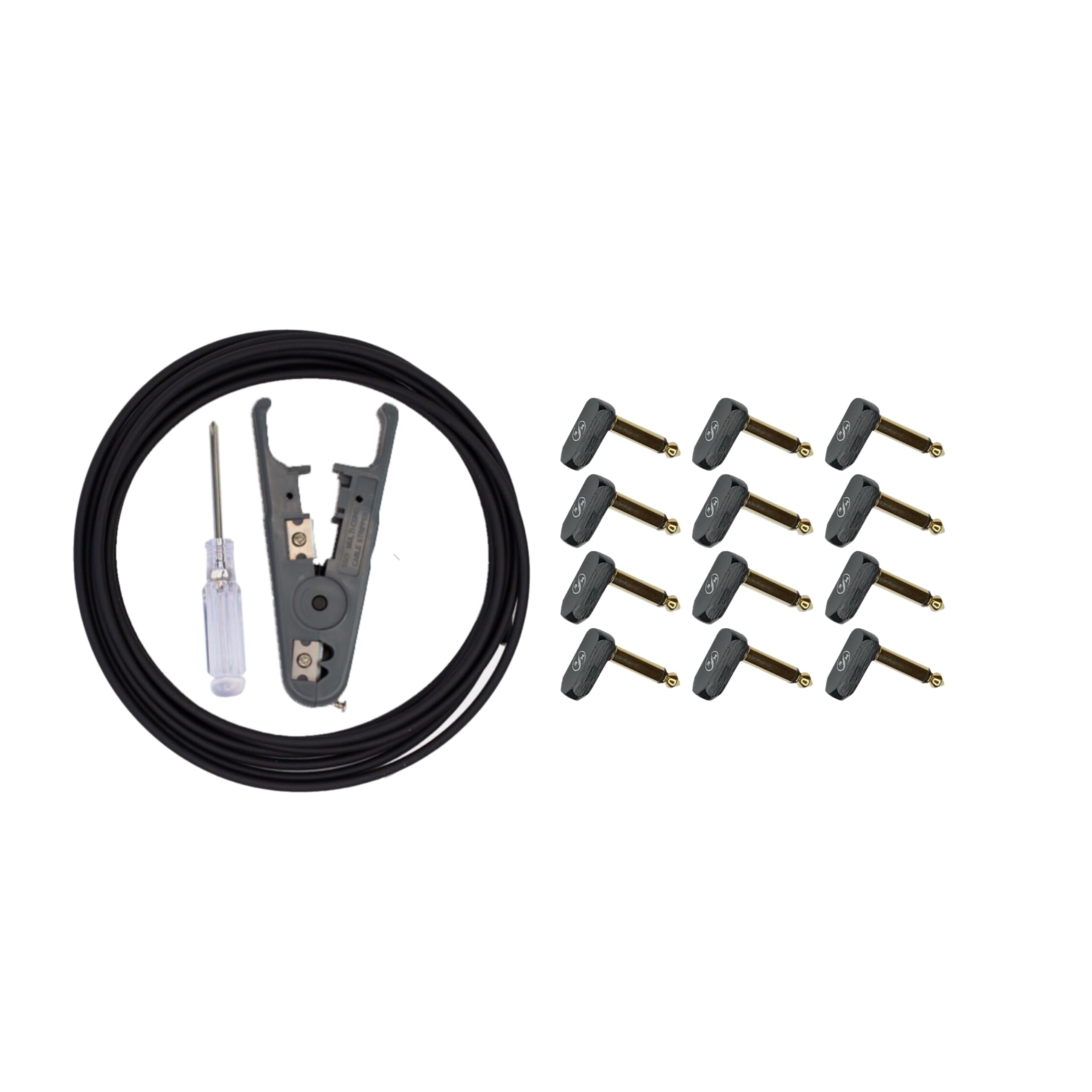 Amazon.com: Kurrent Electric Solderless Guitar Pedal Cable Kit 6