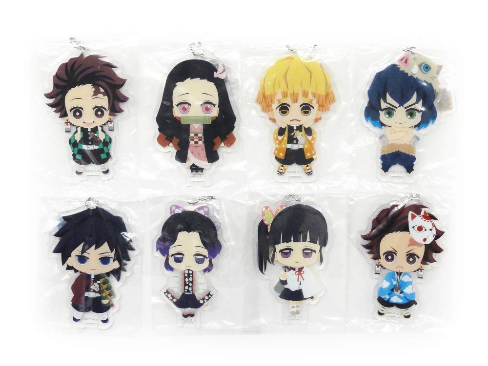 Amazon.co.jp: 鬼滅の刃 全員集中！みつめてアクリルチャーム 全8種