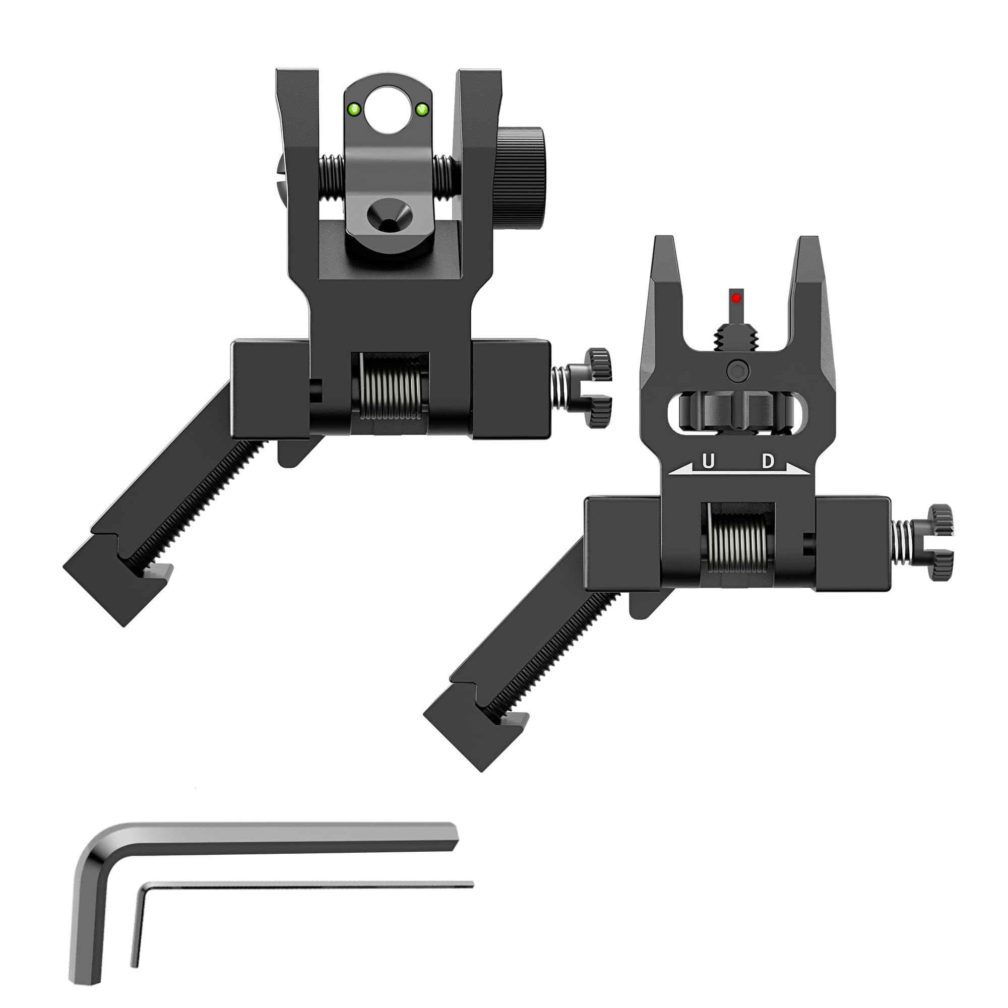 Amazon.co.jp: TFFUAM 45度オフセットアイアンサイト フリップアップ