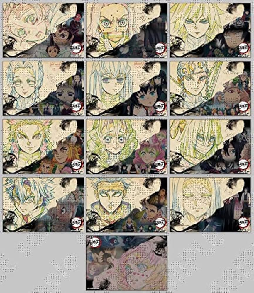 鬼滅の刃 黒死牟 ランチョンマット 上弦集結 カフェ 鬼滅の刃 黒死牟