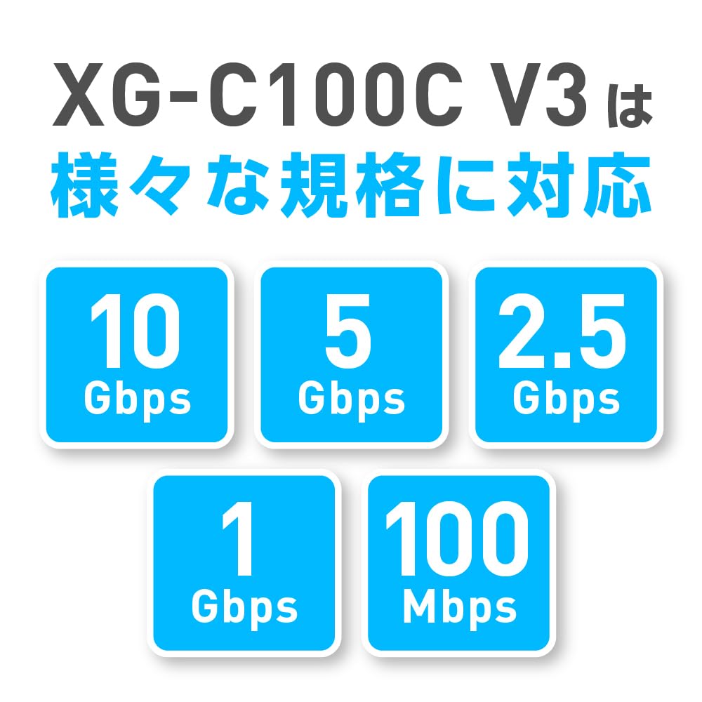 Amazon | ASUS 5スピード(10G/5G/2.5G/1G/100Mbps) 対応 10GBase-T PCI