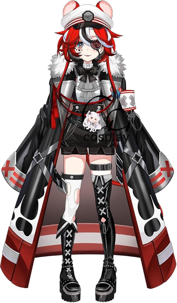 Amazon.co.jp: GGcosplay VTuber ハコス・ベールズ 軍服 新衣装