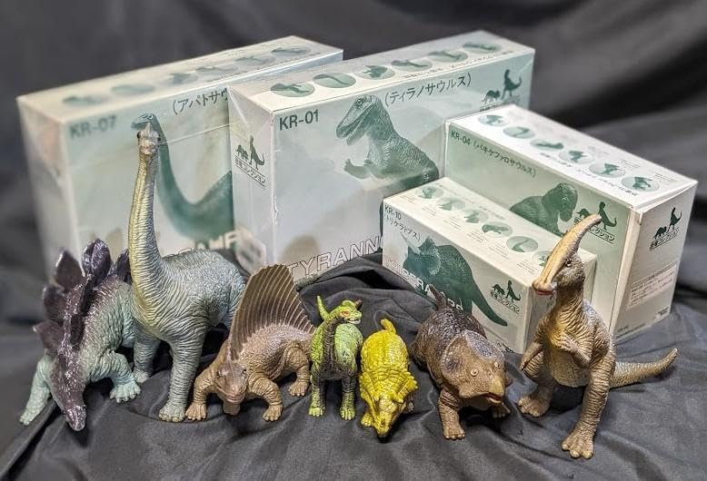Amazon.co.jp: レトロ恐竜（ツクダホビーUKRD）PVC 11体セット