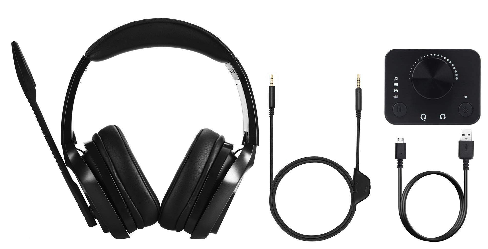 Amazon.co.jp: Amazonベーシック 有線 ゲーミングヘッドセット PC/PS4