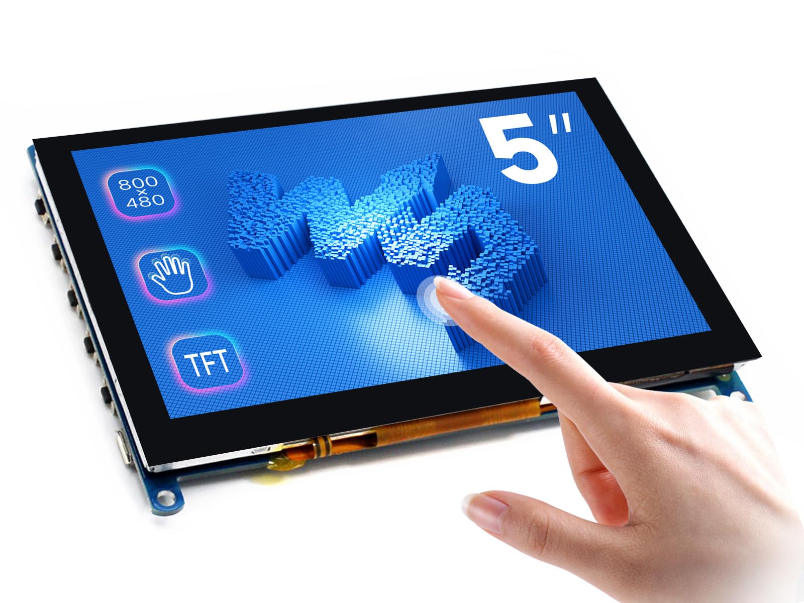 Amazon.com: waveshare 5inch Capacitive Touch Screen LCD Compatible
