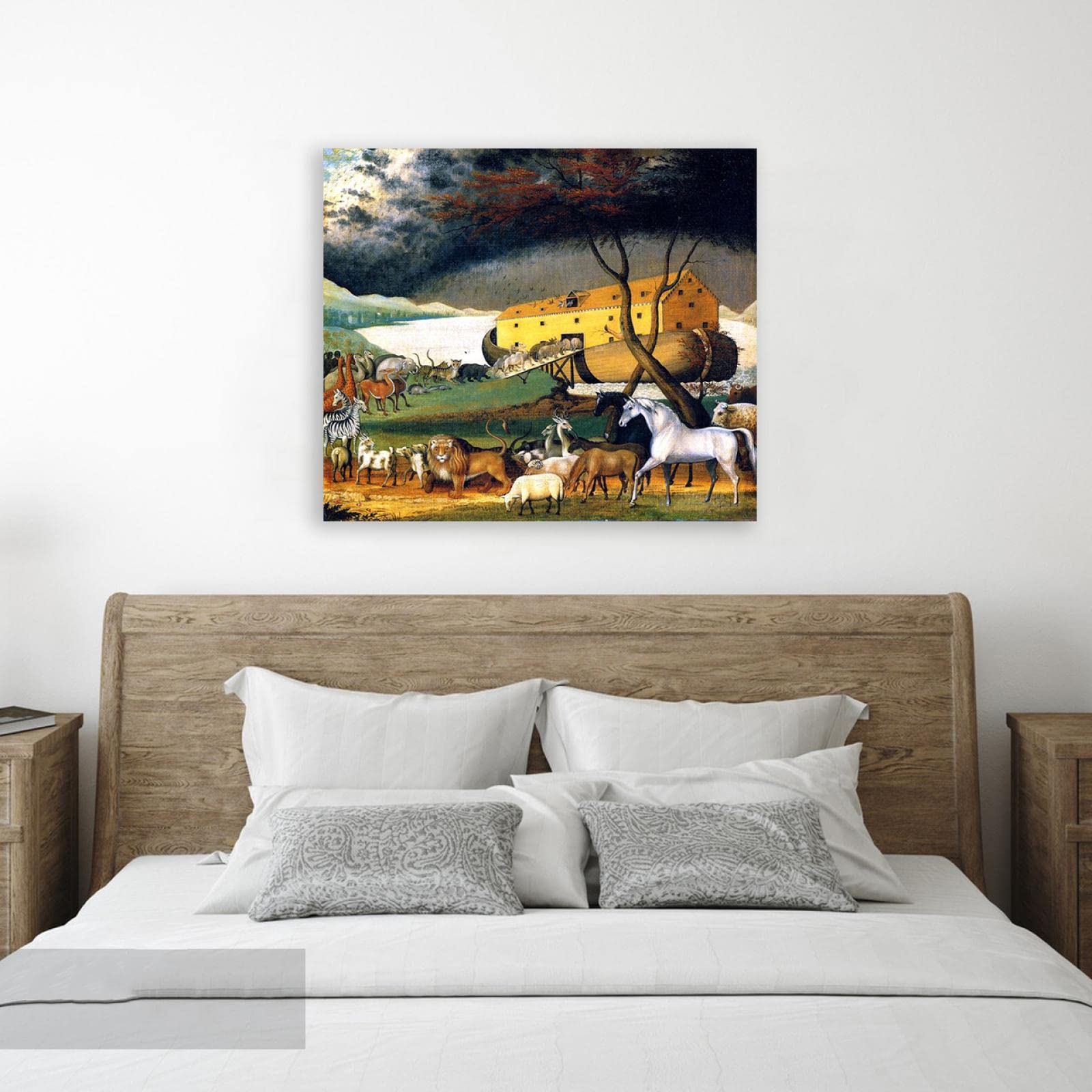 Quadro em tela de arte de parede Edward Hicks. Pôster de belas