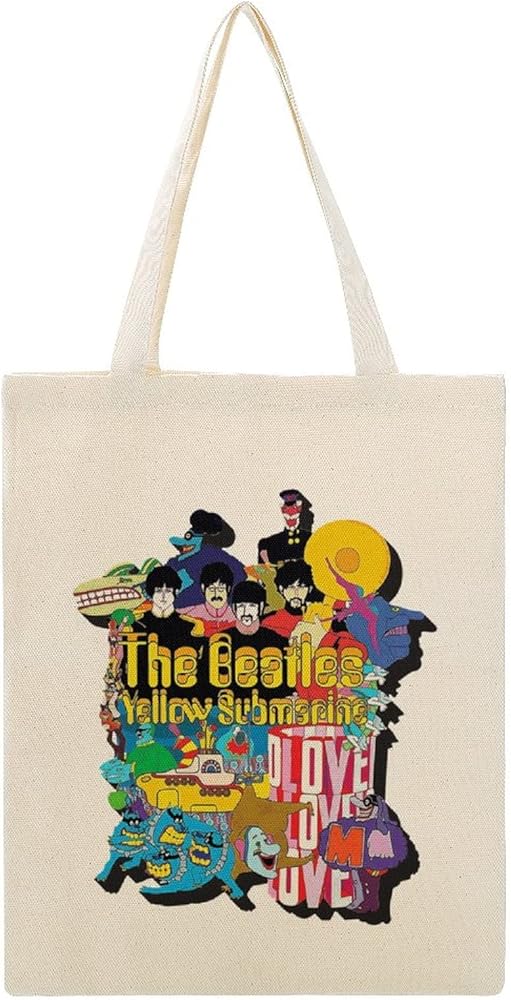 Amazon | ビートルズ イエローサブマリン エコバッグ 買い物袋