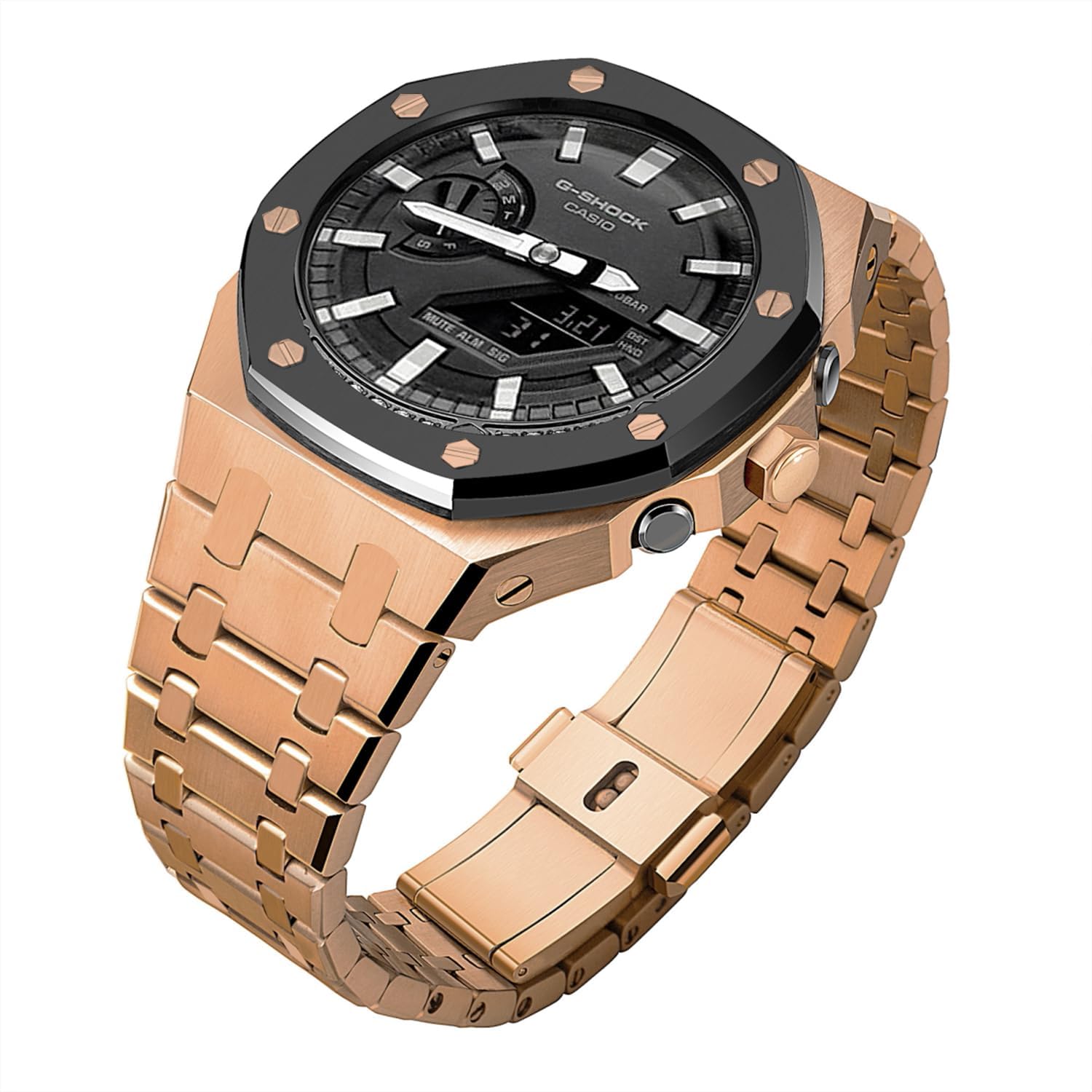 Amazon.co.jp: カシオ GM-2100 Modキット - ステンレススチールケース