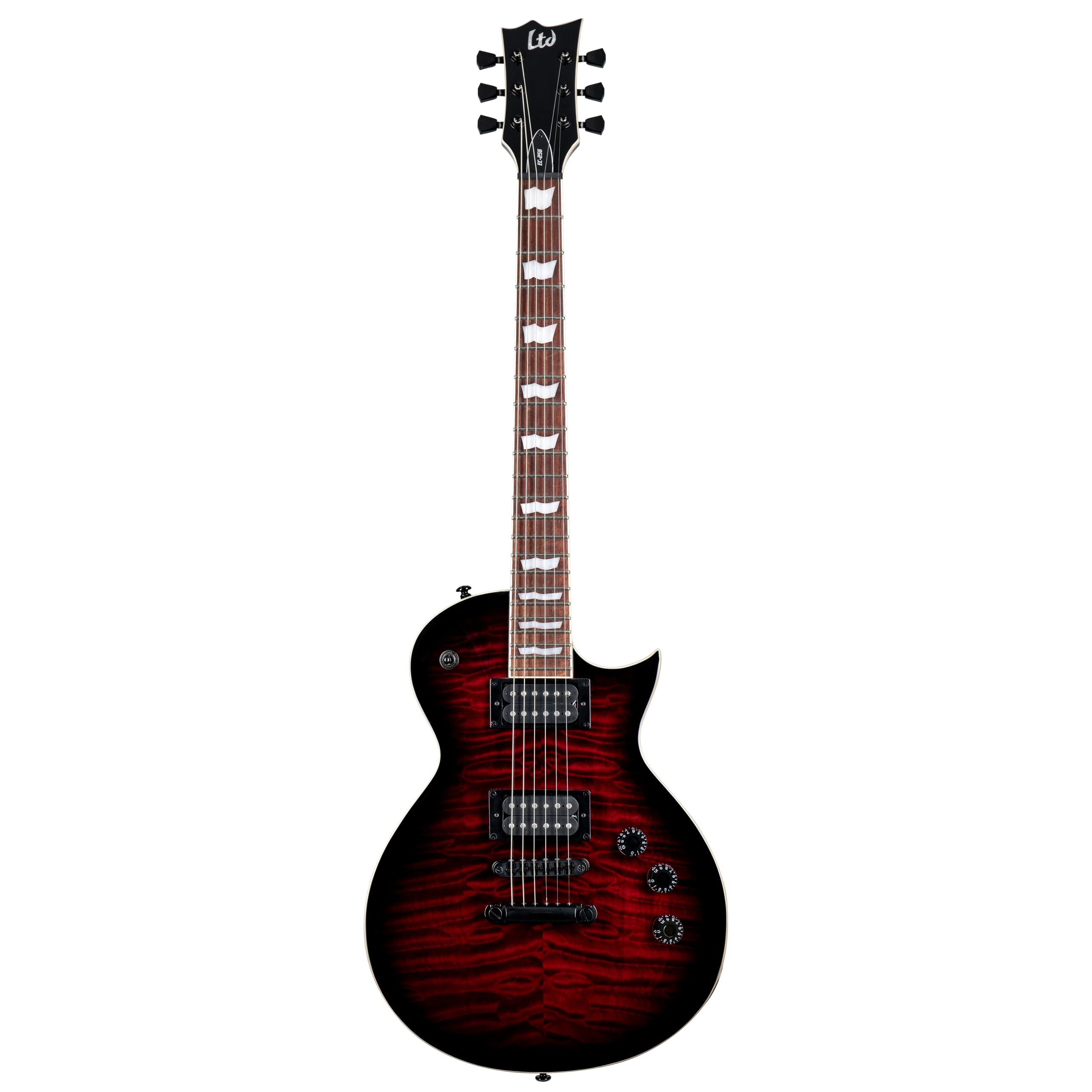Amazon.com: ESP LTD Eclipse EC-256QM Electric Guitar - See Thru
