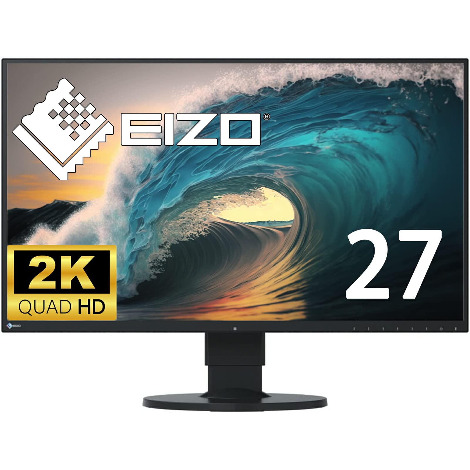 Amazon.co.jp: 【整備済み品】FlexScan EV2750-BK（黒）/フレームレス