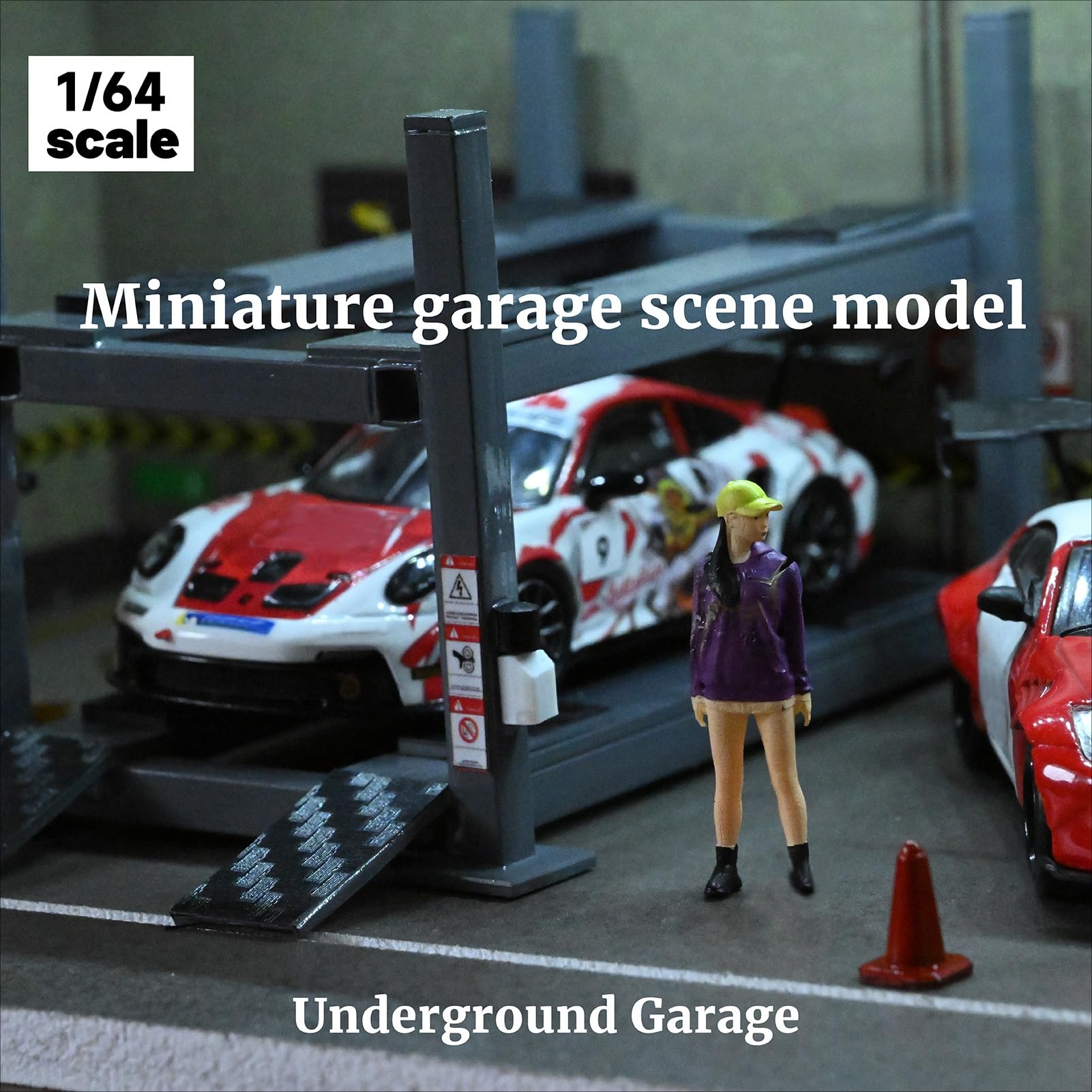 1/64 ガレージ 地下駐車場 moreart ホットウィール minigt Preorder