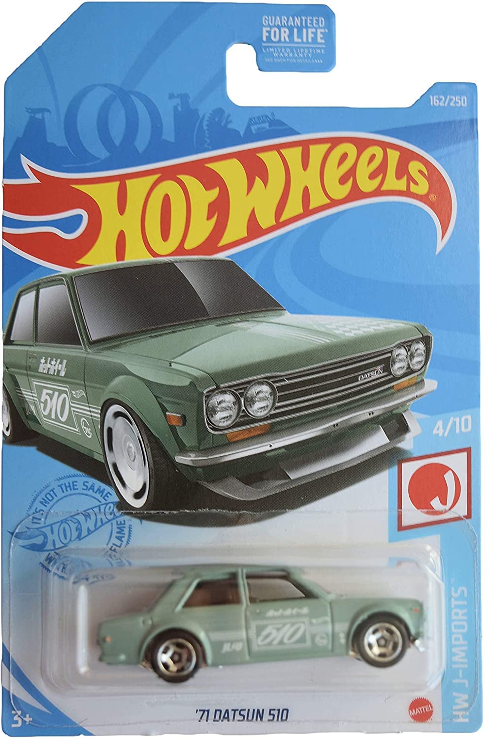 Amazon.com: Hot Wheels '71 Datsun Bluebird 510, [Green] 162/250 J