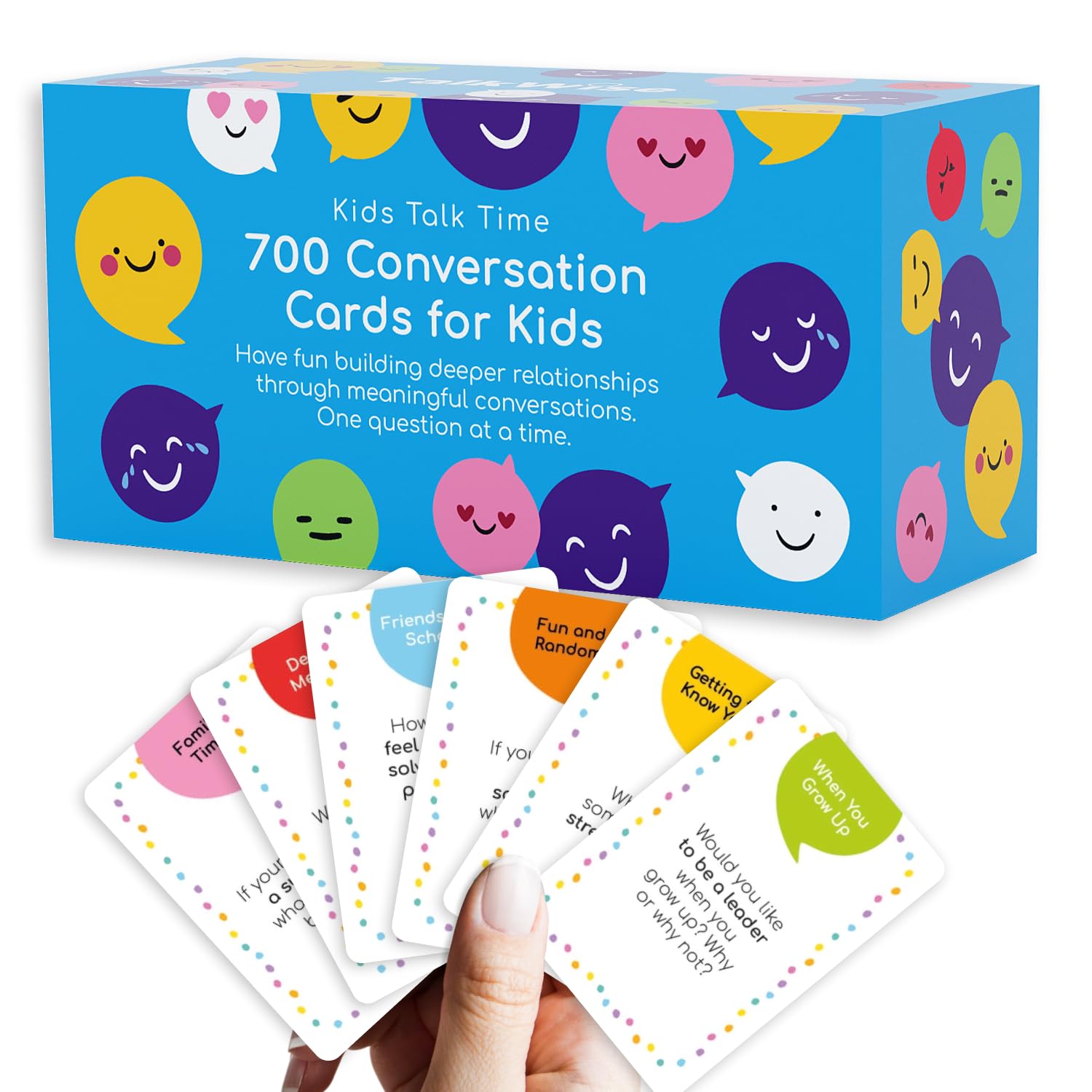 Amazon.com: TALKWISE 700 Conversation Cards for Kids, Fun Kids