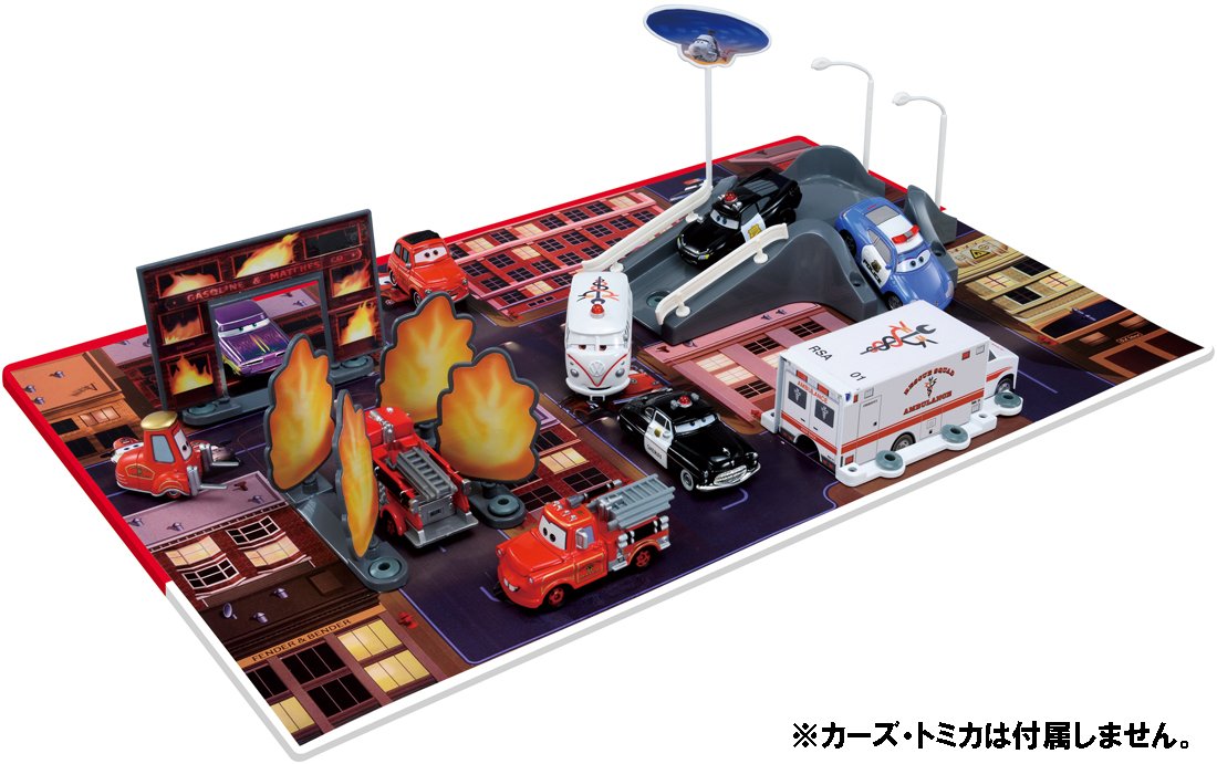Amazon.co.jp: トミカ カーズ プレイマップ レスキューゴー!ゴー