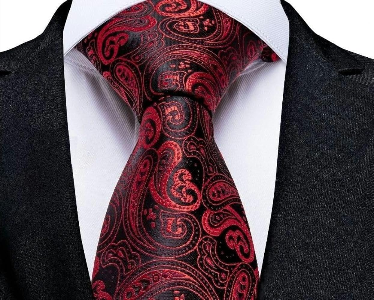 Amazon | [FLUFFY PETAL] ブラックベース シック 光沢のあるレッド