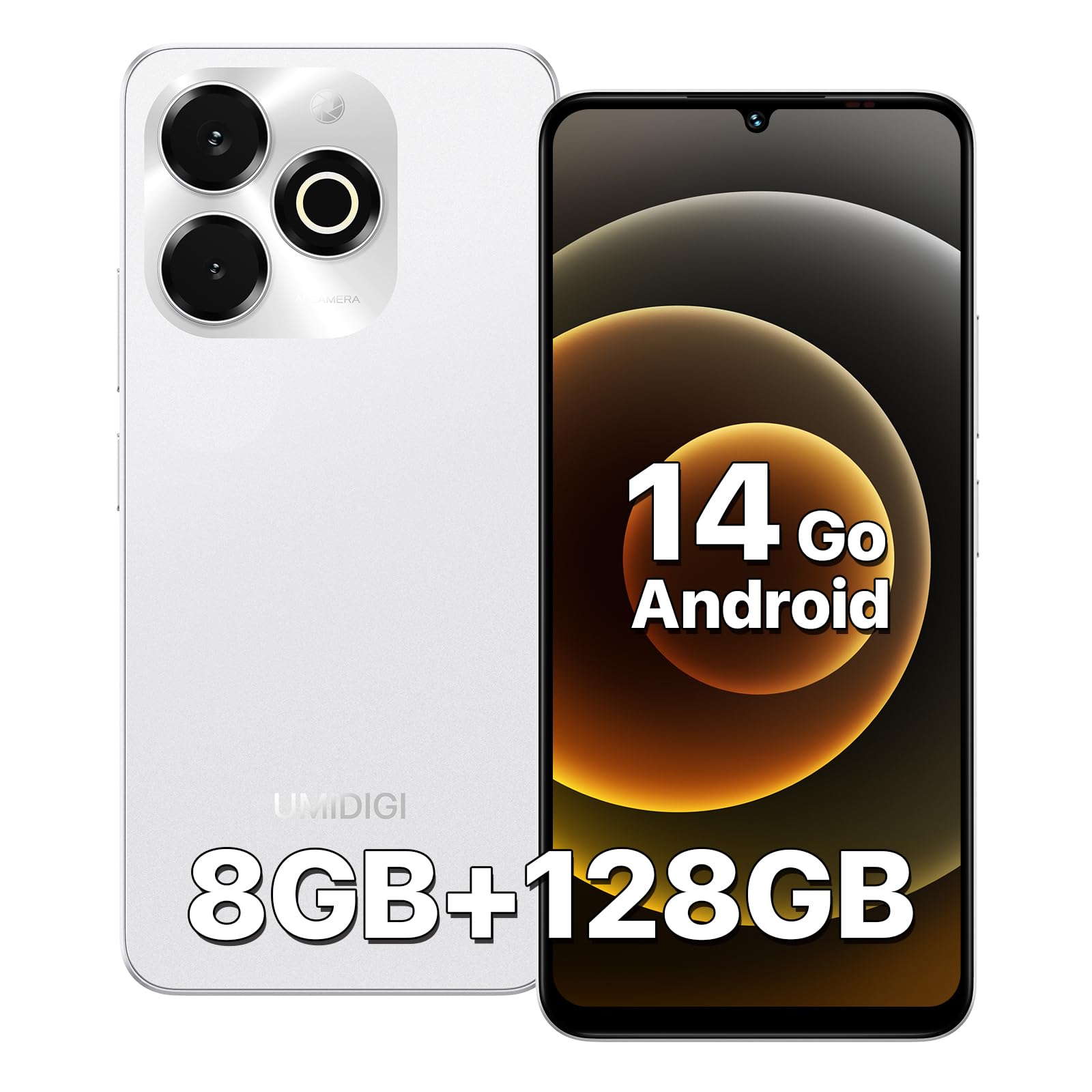 Amazon.com: UMIDIGI G9x Unlocked Cell Phone,Android 14 Go Unlock