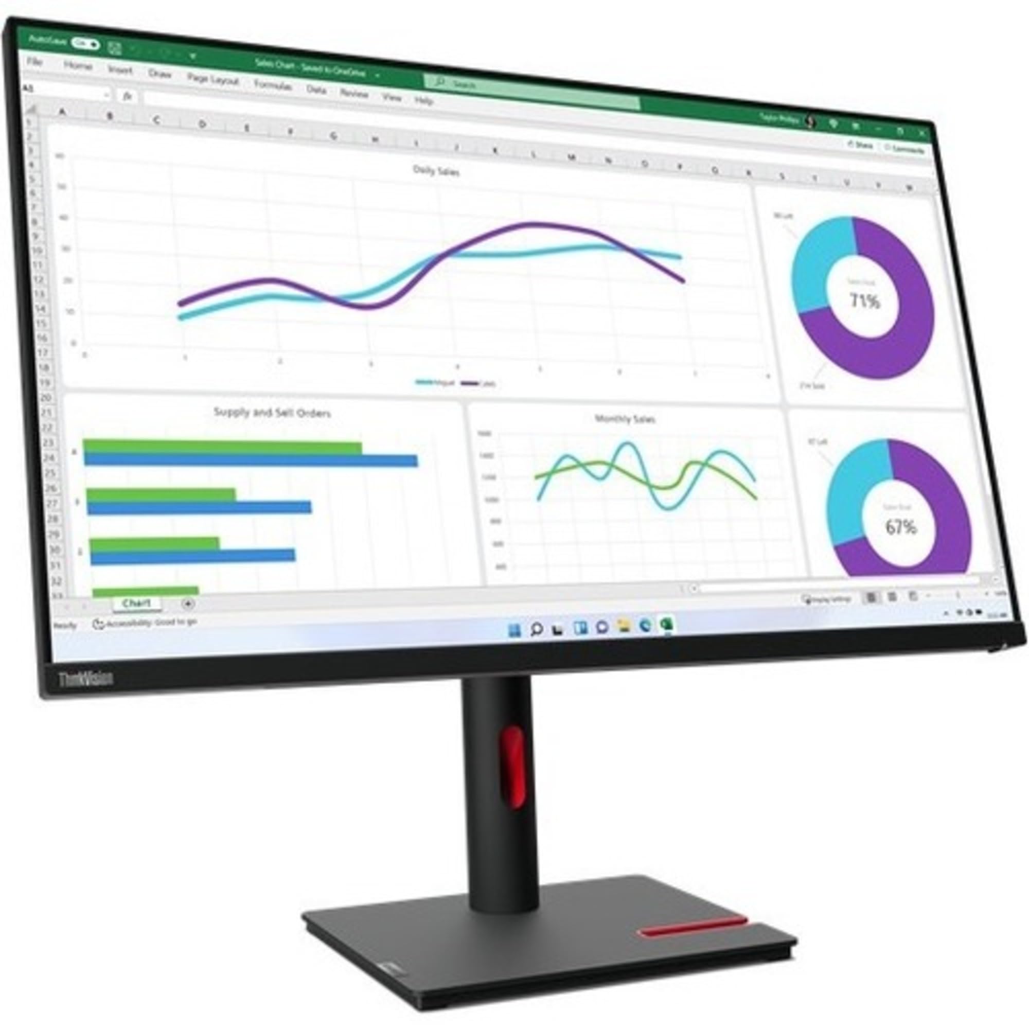 Amazon.com: Lenovo ThinkVision T32h-30 32
