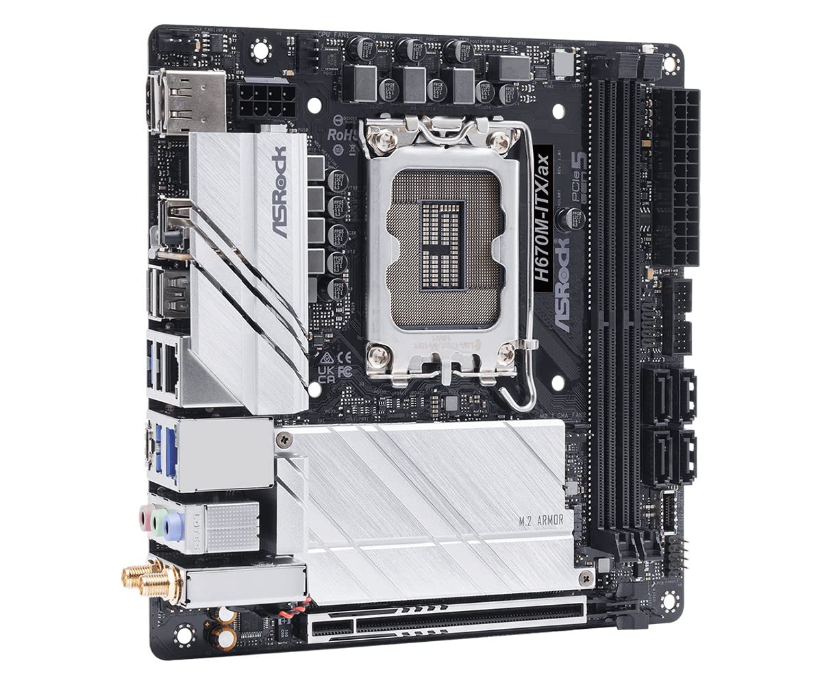 Amazon.com: CUK ASRock H670M-ITX/ax Mini ITX Motherboard for 12th