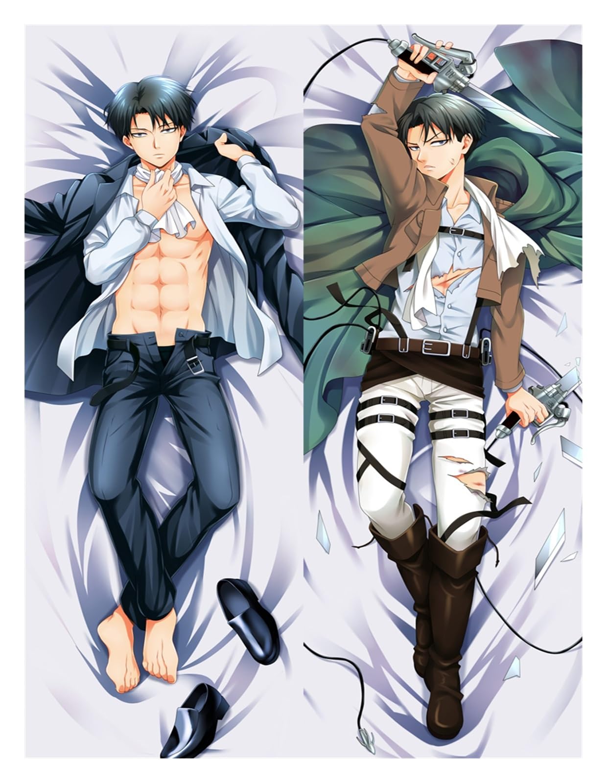 Amazon.co.jp: Shingeki no Kyojin 抱き枕 アニメ 枕カバー 進撃の巨人