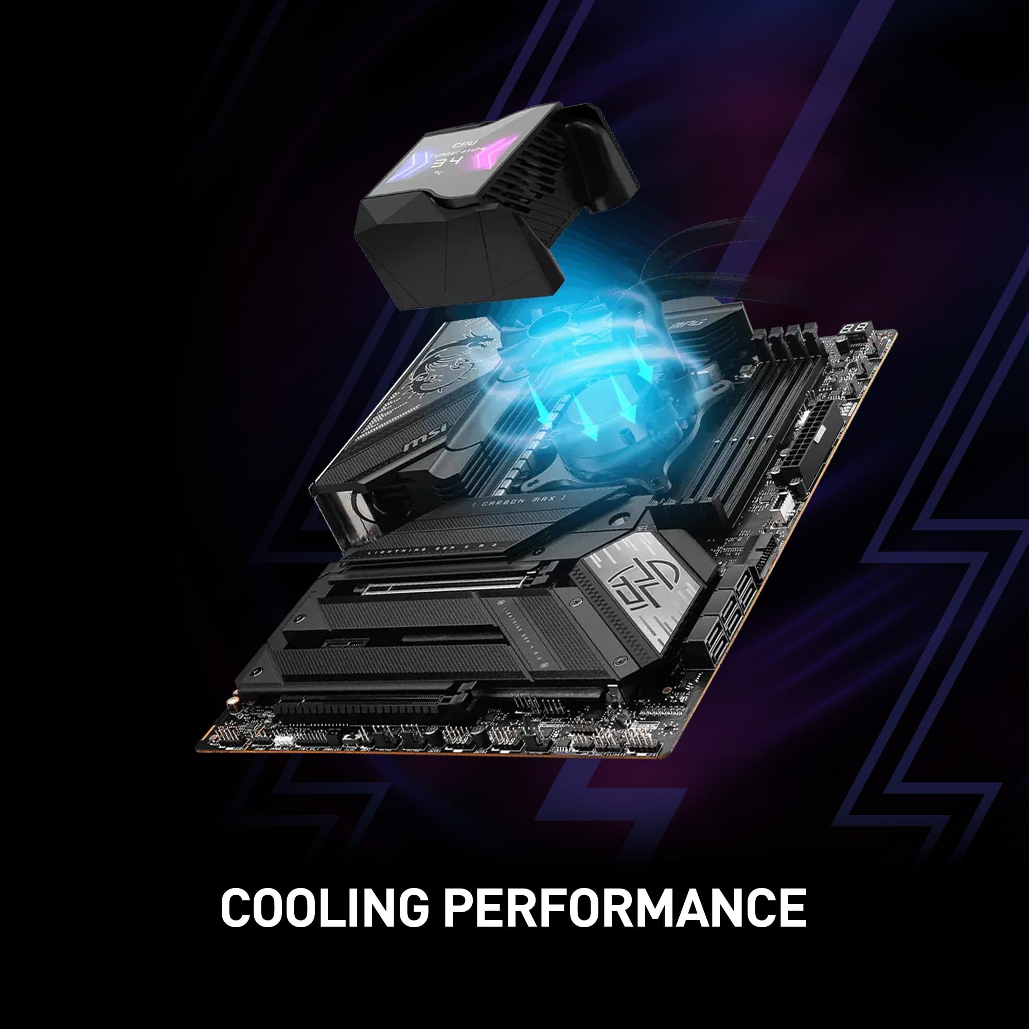 Amazon.co.jp: MSI MPG CoreLiquid D240 ARGB CPU液体クーラー - 2.4