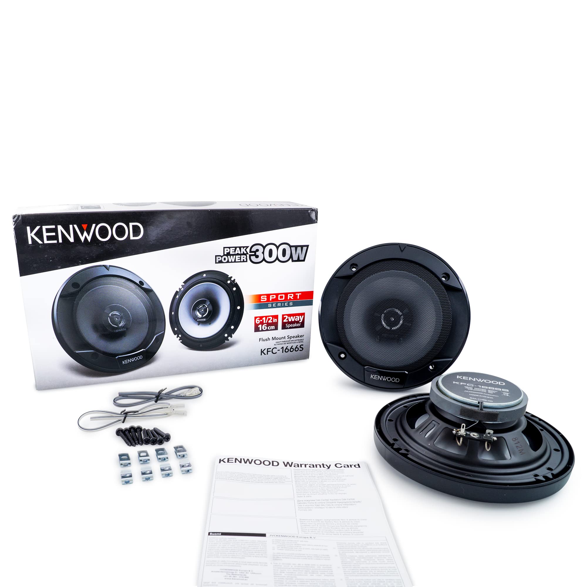 Amazon.co.jp: Kenwood KFC-1666S カーステレオスピーカー 6-1/2インチ
