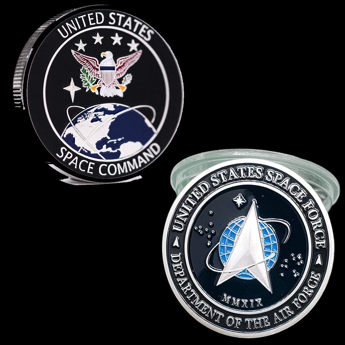 Amazon.co.jp: アメリカ宇宙軍 チャレンジコイン シルバー - 米国軍