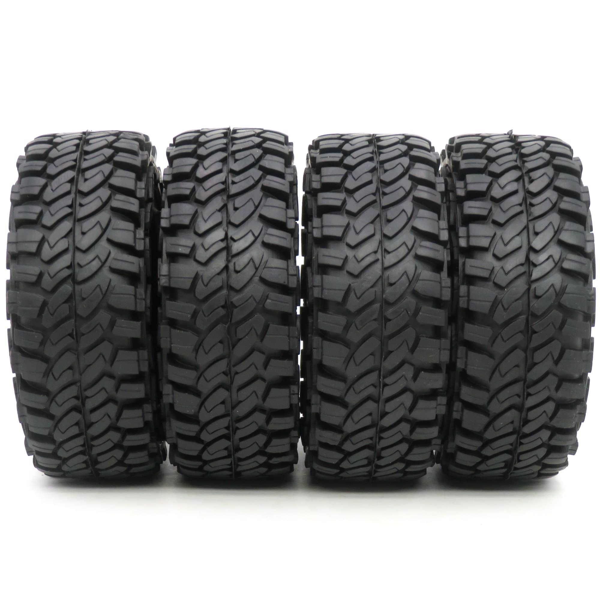 Amazon | 4ピース RC 1.9 クローラー 泥タイヤ オフロード タイヤ 高さ