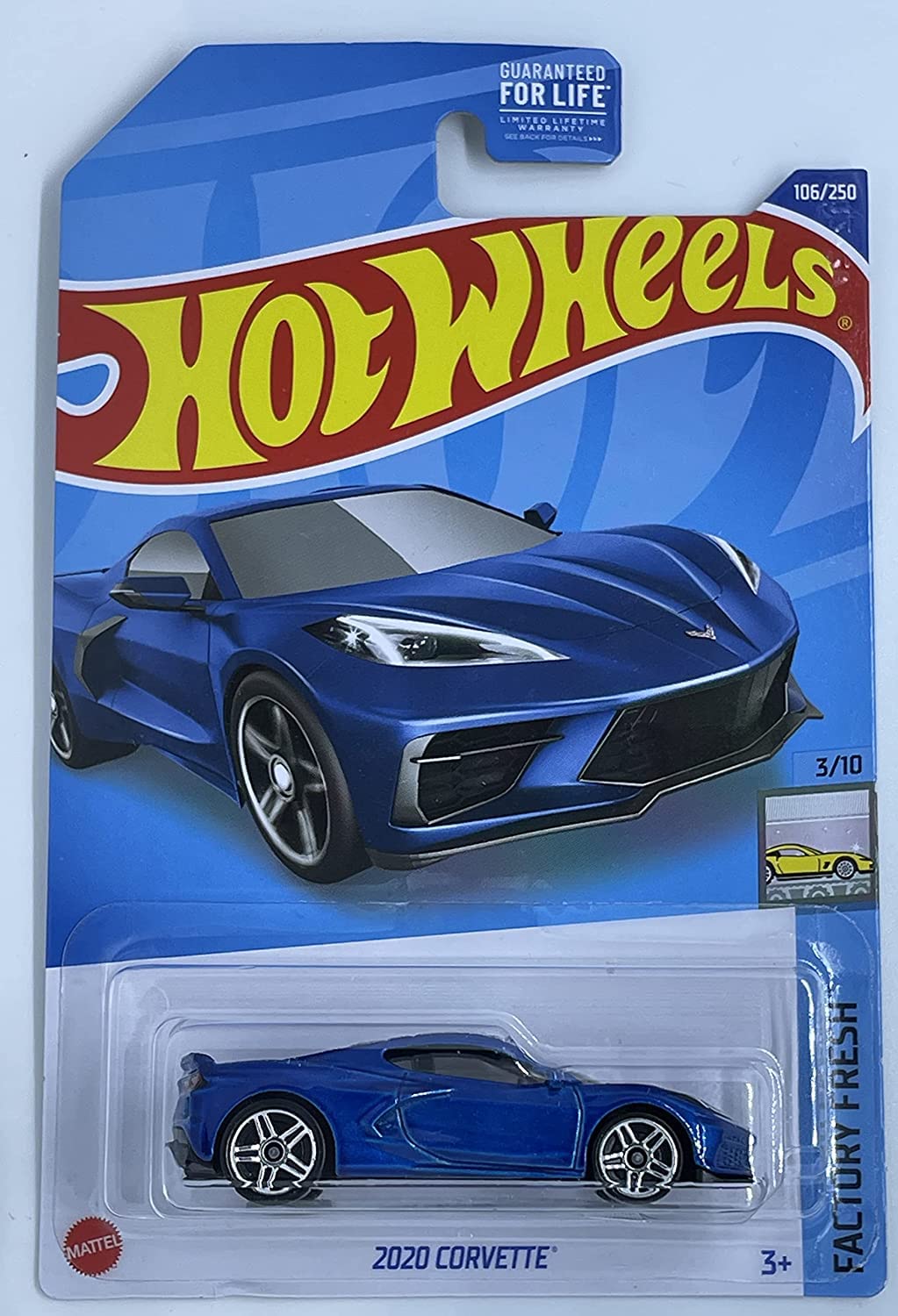 Amazon.com: Hot Wheels 2022 - 2020 Corvette - Factory Fresh 3/10