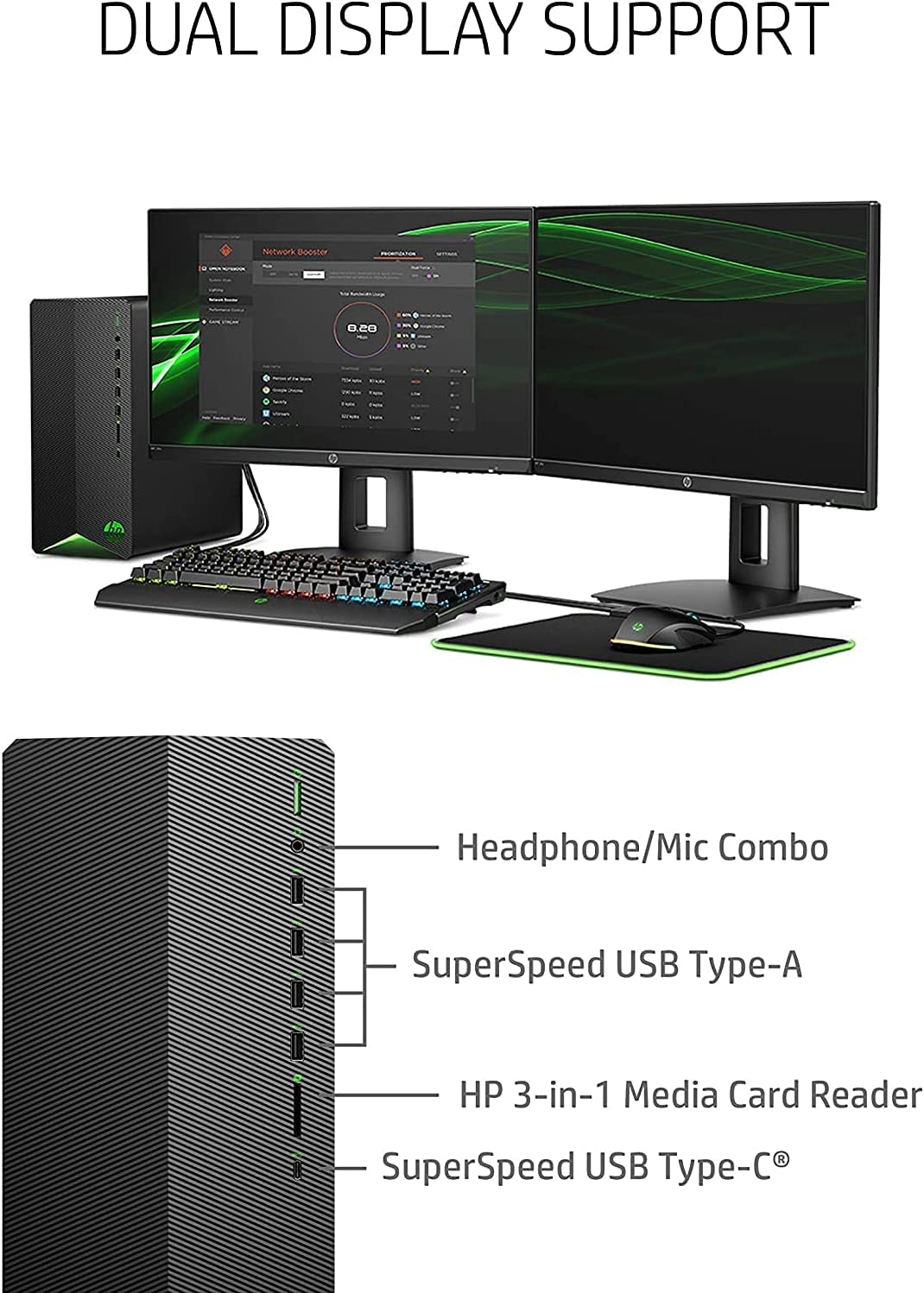 Amazon.com: HP 2022 Pavilion Gaming Desktop TG01 Gaming Desktop