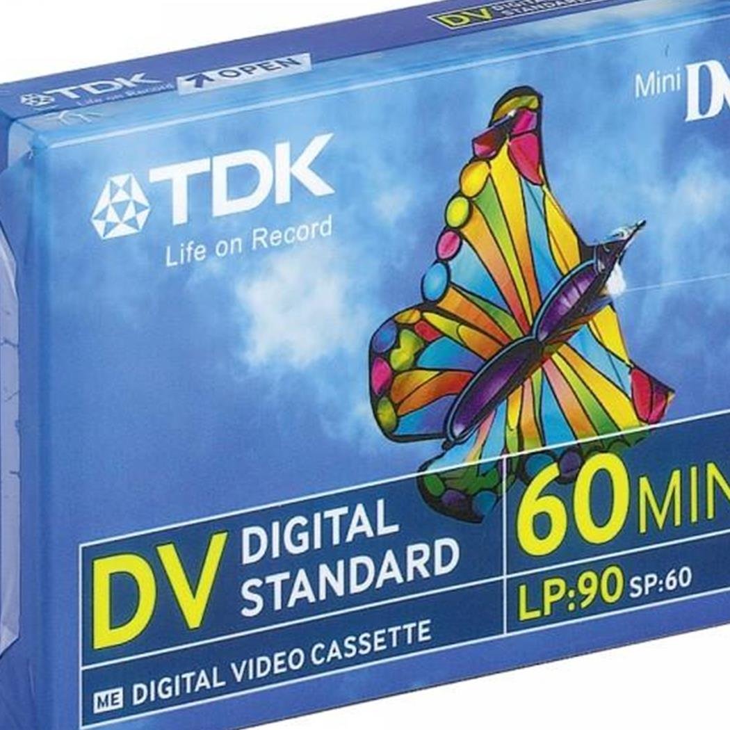 TDK DVM-60 miniDV videokassett för videokamera (60 minuters körtid