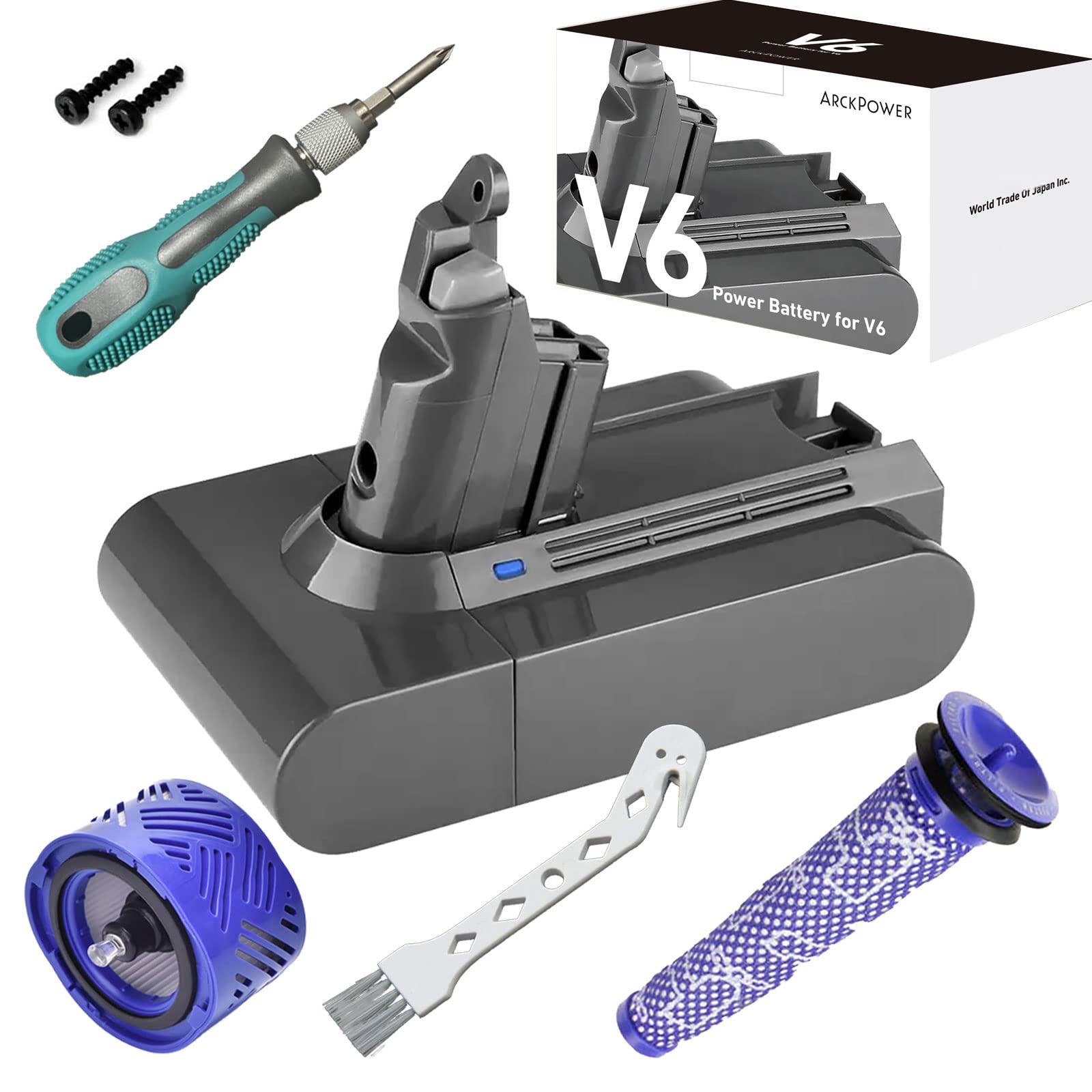 Amazon.co.jp: 【PL保険対応】 ダイソン V6 互換 バッテリー 掃除機