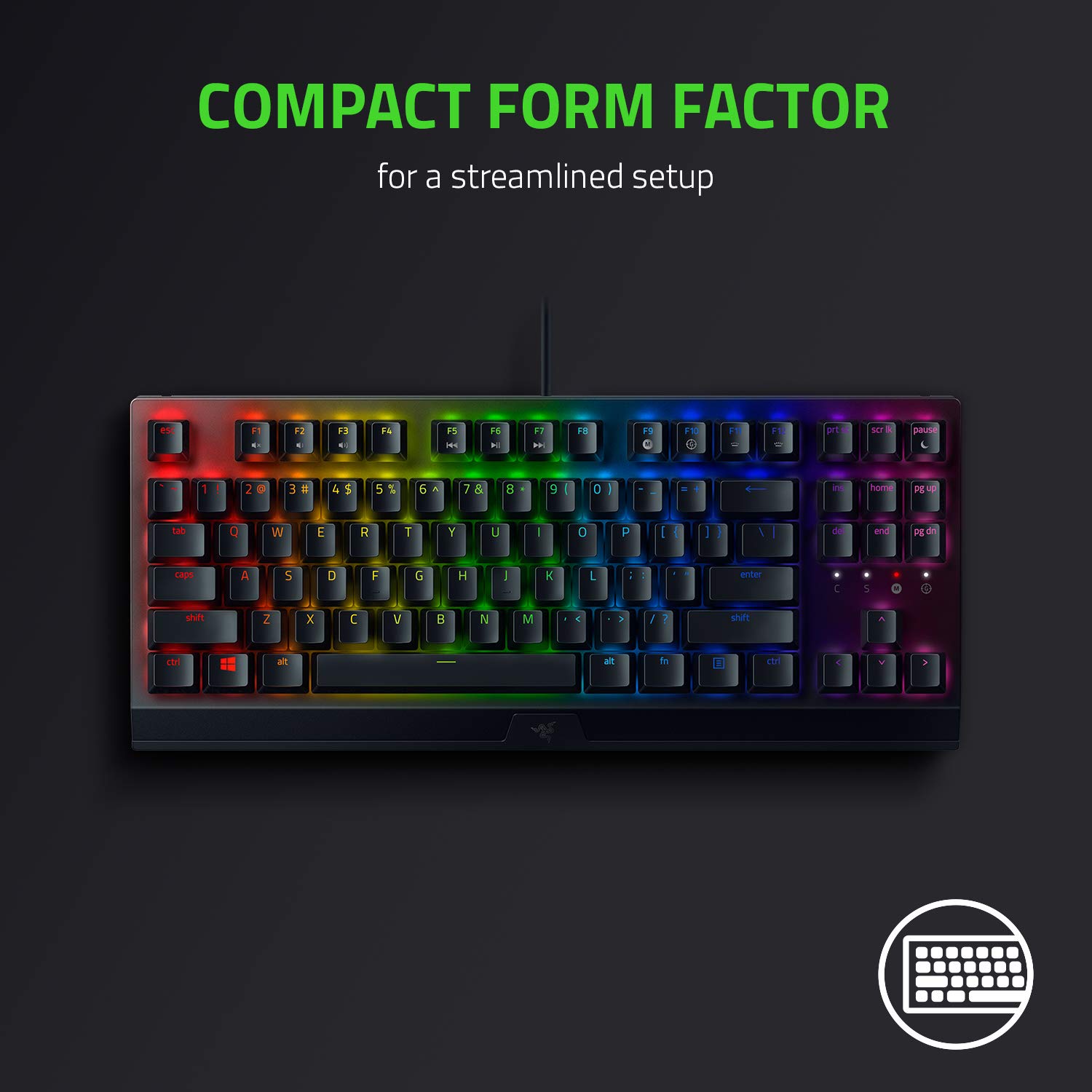 Amazon.com: Razer BlackWidow V3 TKL Mechanical Gaming Keyboard